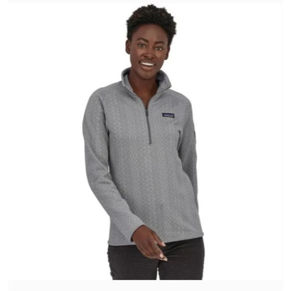 Patagonia Women's Gray Quarter-Zip Fleece Pullover